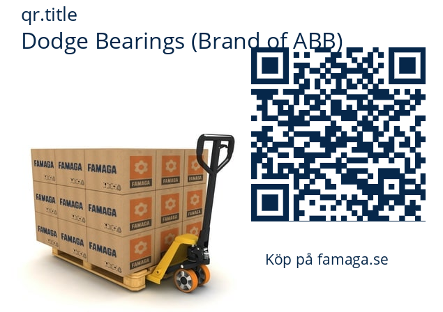   Dodge Bearings (Brand of ABB) F4B-SCM-215