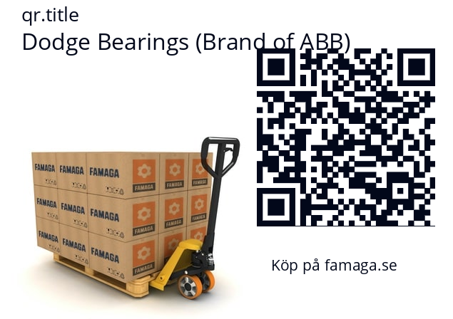   Dodge Bearings (Brand of ABB) 389720