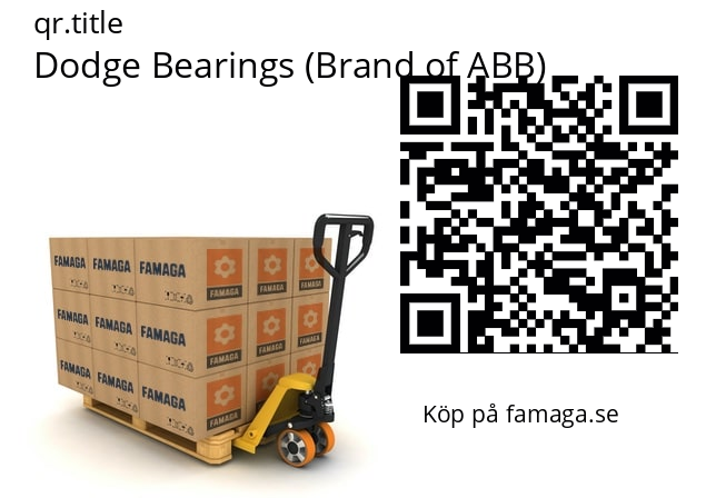   Dodge Bearings (Brand of ABB) 132474