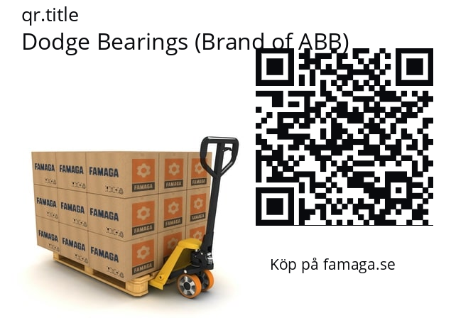   Dodge Bearings (Brand of ABB) 124034