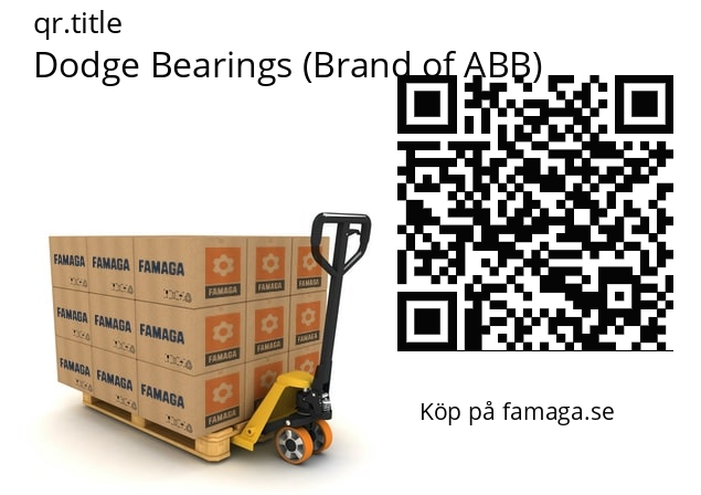   Dodge Bearings (Brand of ABB) 905136