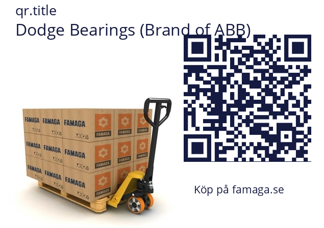   Dodge Bearings (Brand of ABB) 125530